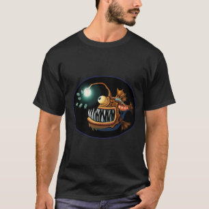 Deep sea angler glowing lure fish T-Shirt