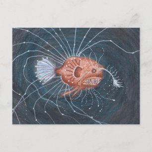Deep Sea Anglerfish Postcard