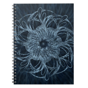 Deep Sea Blue Mandala Notebook