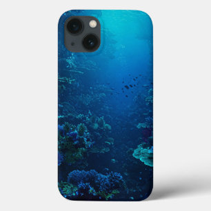 Deep Sea Coral Pattern iPhone 13 Case