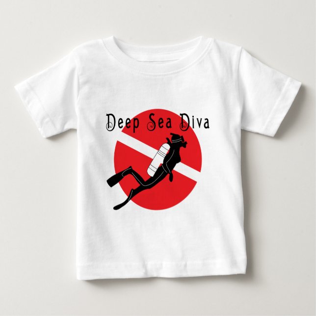 Deep Sea Diva Baby T-Shirt (Front)