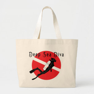 Deep Sea Diva Large Tote Bag