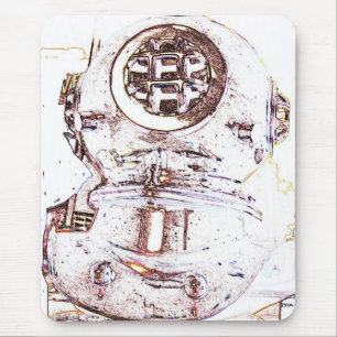 Deep Sea Diver Mouse Mat