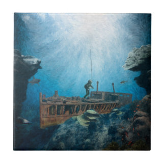 Deep Sea Diver Tile