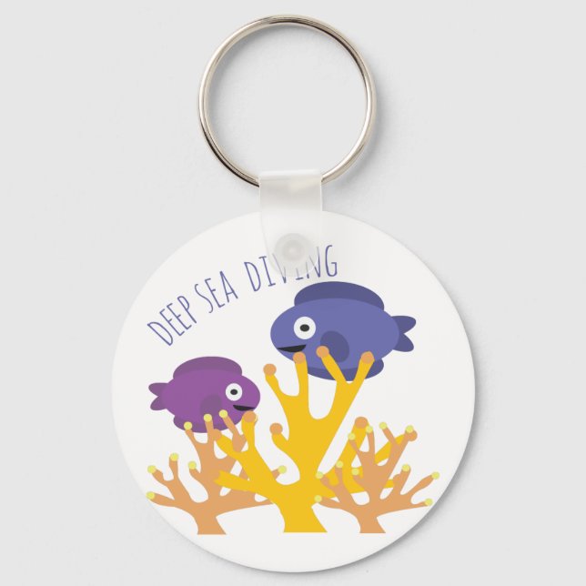 Deep Sea Diving Key Ring (Front)
