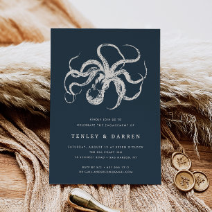 Deep Sea   Engagement Party Invitation