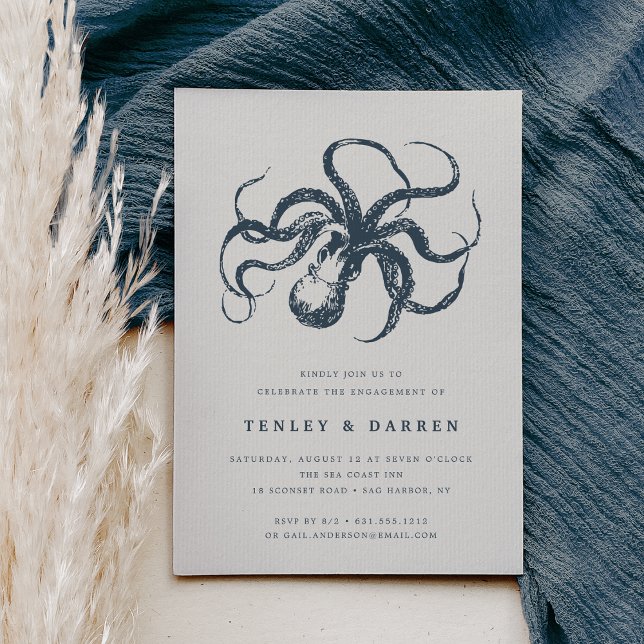 Deep Sea | Engagement Party Invitation (Creator Uploaded)