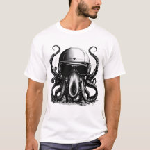 Deep Sea Explorer Octopus T-Shirt
