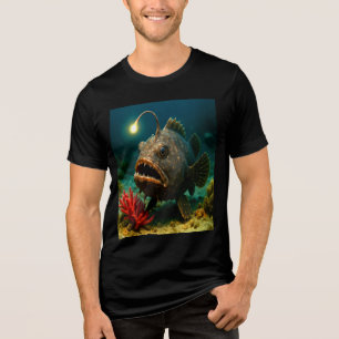 Deep Sea Glow: The Anglerfish Tri-Blend Shirt