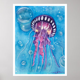 Deep Sea Medusa Print