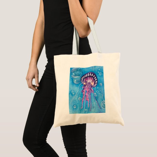 Deep Sea Medusa Tote Bag (Front (Product))