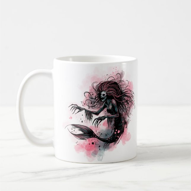 Deep Sea Mermaid Coffee Mug (Left)