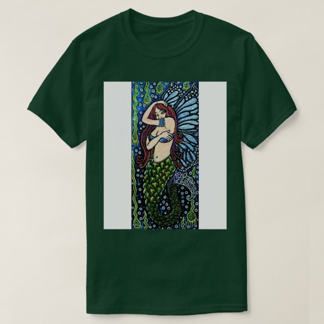 Deep Sea Mermaid T-Shirt (Design Front)