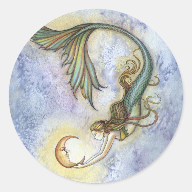 Deep Sea Moon Sticker (Front)