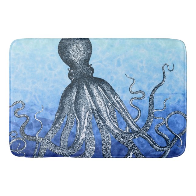 Deep Sea Octopus Bath Mat (Front)