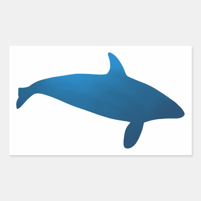 Deep Sea Orca Silhouette Sticker (Front)