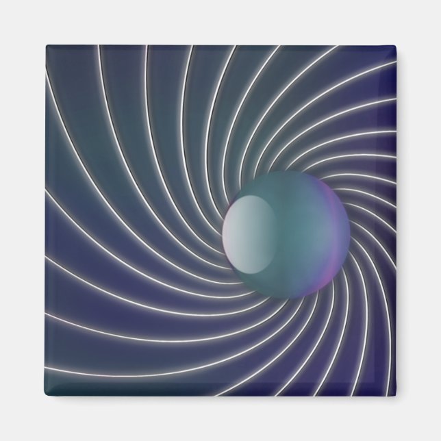 Deep Sea Spirals Magnet (Front)