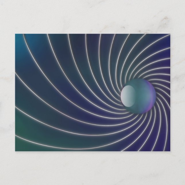 Deep Sea Spirals Postcard (Front)