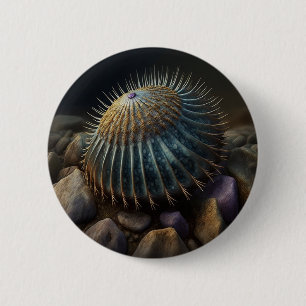 Deep Sea Urchin 6 Cm Round Badge