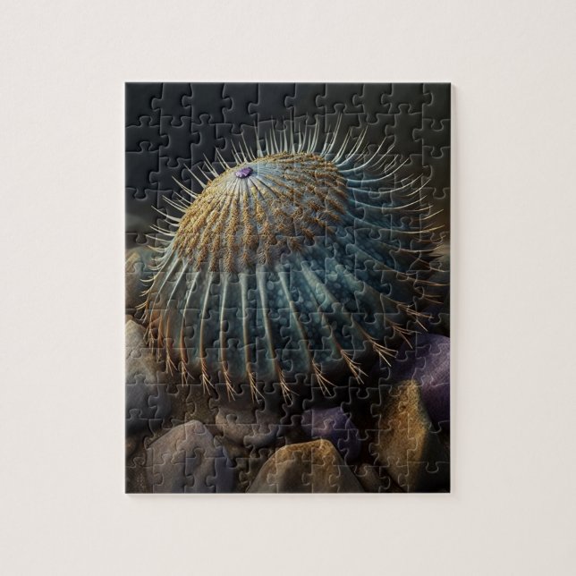 Deep Sea Urchin Jigsaw Puzzle (Vertical)