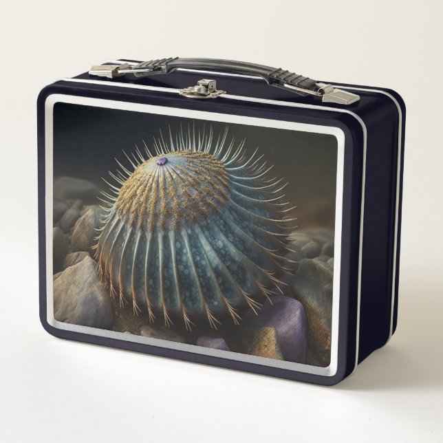 Deep Sea Urchin Metal Lunch Box (Front)