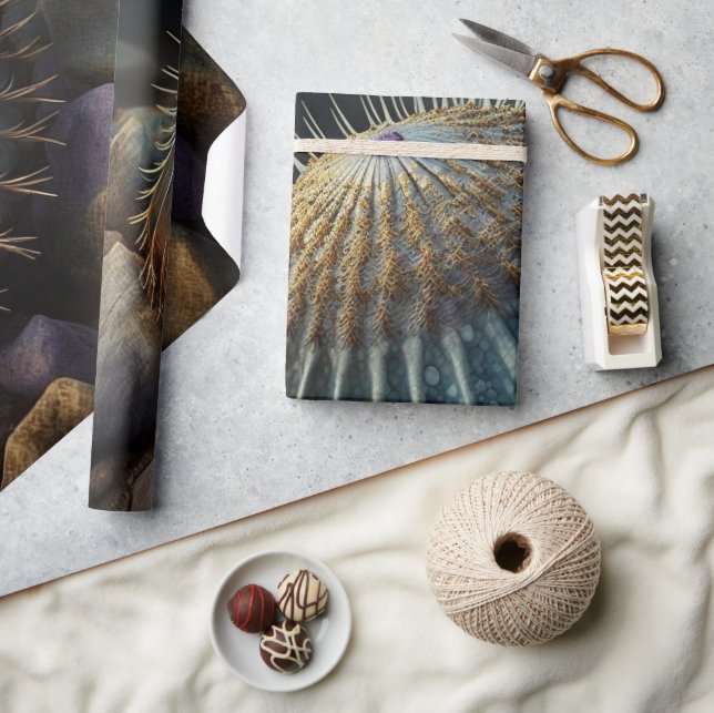Deep Sea Urchin Wrapping Paper (Crafts)
