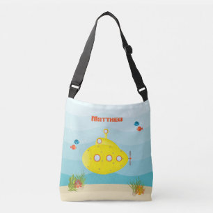 Deep Sea Yellow Submarine Crossbody Bag