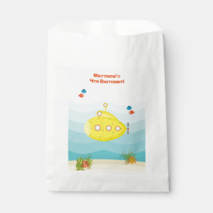 Deep Sea Yellow Submarine Favour Bags