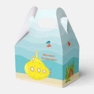 Deep Sea Yellow Submarine Favour Box