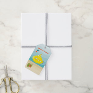 Deep Sea Yellow Submarine Gift Tags