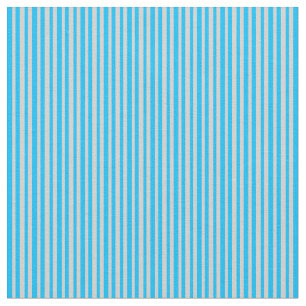 Deep Sky Blue and Light Grey Coloured Lines Fabric