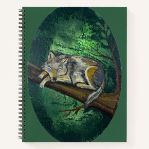 Deep sleep- handmade artwork notebook