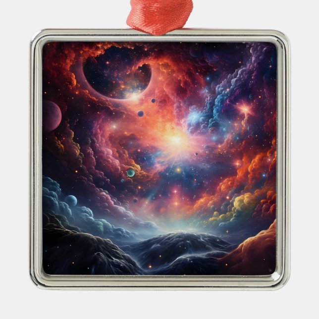 Deep Space Christmas Ornament (Front)
