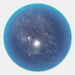 Deep Space Classic Round Sticker