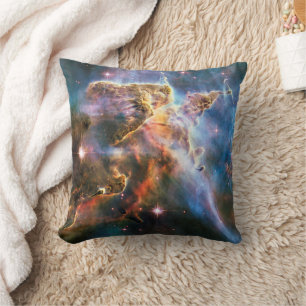 Deep Space Cosmic Celestial Nebula Vibes Aesthetic Cushion