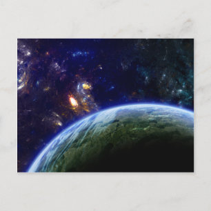 Deep Space Formation Postcard