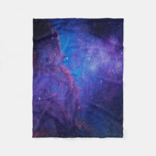 Deep Space Nebula Abstract Background Fleece Blanket