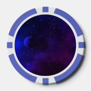 Deep Space Poker Chips