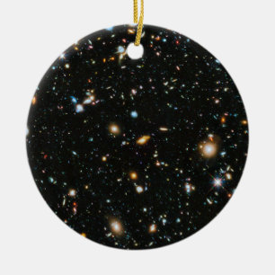 Deep Space Stars and Galaxies Ceramic Tree Decoration