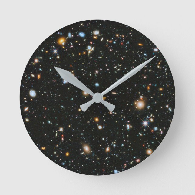 Deep Space Stars and Galaxies Round Clock (Front)
