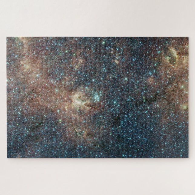 Deep Space View of a Star Cluster Jigsaw Puzzle (Horizontal)