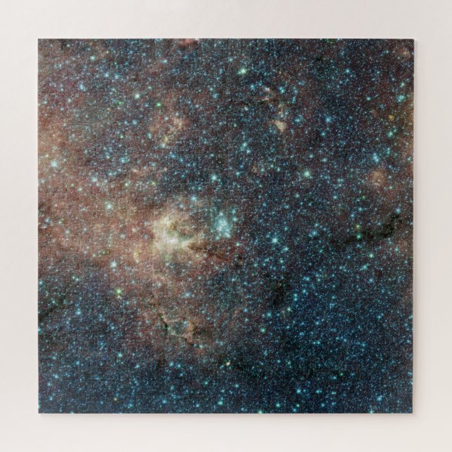 Deep Space View of a Star Cluster Jigsaw Puzzle (Horizontal)