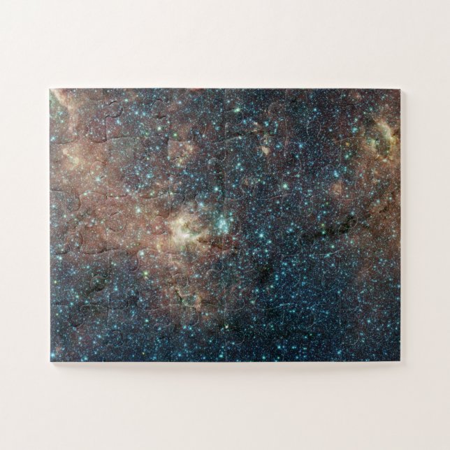 Deep Space View of a Star Cluster Jigsaw Puzzle (Horizontal)