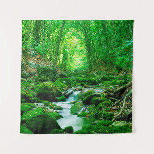 Deep summer woodforest,backwoods,deep,depth,flow,l tapestry