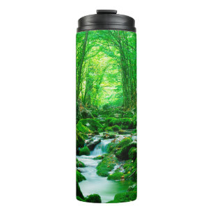 Deep summer woodforest,backwoods,deep,depth,flow,l thermal tumbler