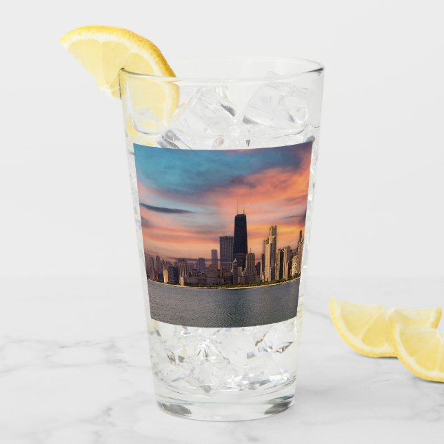 Deep Sunset Chicago Glass (Front Ice)