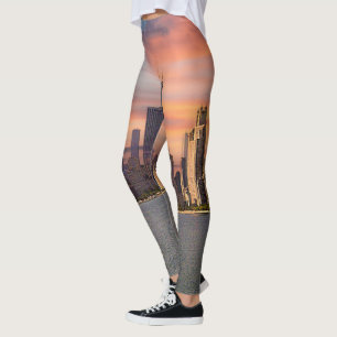 Deep Sunset Chicago Leggings