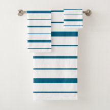 Deep Teal and White Stripes Background