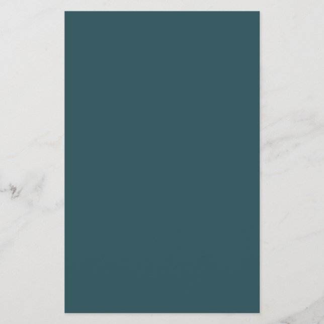 Deep Teal Solid Colour Flyer (Front)