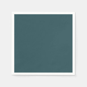 Deep Teal Solid Colour Napkin